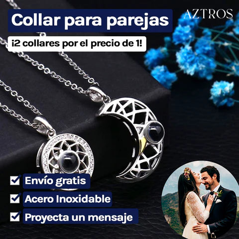 COLLAR SOL Y LUNA 2X1 PARA TU AMOR IDEAL